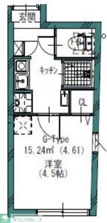 GREW高円寺レジデンスの物件間取画像